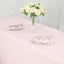 Premium Polyester 90"x132" Rectangle Tablecloth Blush - Seamless 220GSM Stain-Resistant Table Cover
