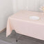 Premium Polyester 60"x102" Rectangle Tablecloth Blush - Durable 220GSM Wrinkle-Resistant Table Cover