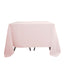 Polyester Square 90"x90" Tablecloth Blush - Wrinkle-Resistant & Durable Table Cover