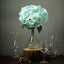 5 Bushes Baby Blue Artificial Silk Hydrangea Flower Bouquets