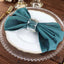 5 Pack Polyester 20"x20" Napkins Peacock Teal - Wrinkle Resistant & Easy Care Cloth Napkins