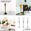 6-Pack Plastic Champagne Flutes Clear/Gold - Stylish Disposable Glasses for Toasts 5oz