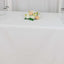 100% Cotton 90"x156" Rectangle Tablecloth White Linen - Seamless, Soft & Breathable Table Cover