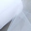 6"x100 Yards White Tulle Fabric Bolt, Sheer Fabric Spool Roll For Crafts