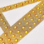 Decorative Rhinestone Alphabet "R" Letter Stickers, Glitter Adhesive Craft Letters Gold DIY Sparkle Embellishments 8"