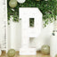 Giant LED Marquee Light Up Letter "P", White 4ft Pre-Cut Foam Board with 10 Warm White Battery Operated LEDs, Glue Gun and Sticks