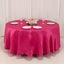 Lamour Satin 108" Round Tablecloth Fuchsia - Durable & Silk-Like Table Cover
