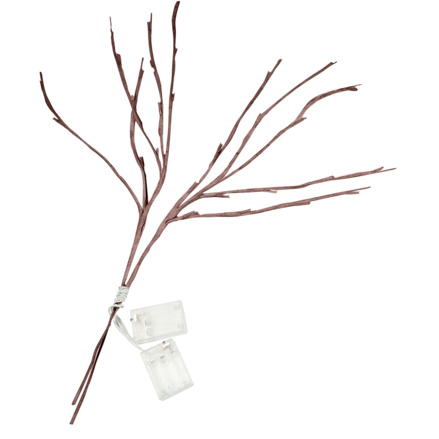 3-Pack LED Twig Lights Brown Tree Design - Artificial Warm White Lighted Branches with 60 Bulbs 28.5"