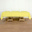Polyester 60"x102" Rectangle Tablecloth Yellow - Durable and Stylish Table Cover