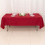 Polyester 60"x102" Rectangle Tablecloth Wine - Durable and Stylish Table Cover