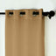 2 Pack Handmade Natural Faux Linen Curtains 52"x64", Curtain Panels With Chrome Grommets