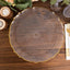 20 Pack Economy Plastic Round Charger Plates 13" in Clear Sunflower Design with Gold Scalloped Rim - Table Setting Plates
