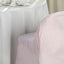 Polyester Slip On Folding Chair Covers Blush - Stain-Resistant Reusable Durable Fabric