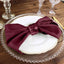 5 Pack Polyester 17"x17" Napkins Burgundy - Durable & Wrinkle Resistant Dinner Napkins