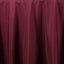 Polyester 90" Round Tablecloth Burgundy - Stain & Wrinkle-Resistant Table Cover