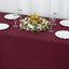 Premium Polyester 90"x156" Rectangle Tablecloth Burgundy - Seamless 220GSM Stain-Resistant Table Cover