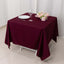 Scuba Square 70"x70" Tablecloth Burgundy - Wrinkle Free & Stain Resistant Table Cover