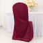 Scuba Stretch Chair Cover Burgundy for Banquet Chairs Slim Fit Design - Wrinkle Free and Durable Slipcover