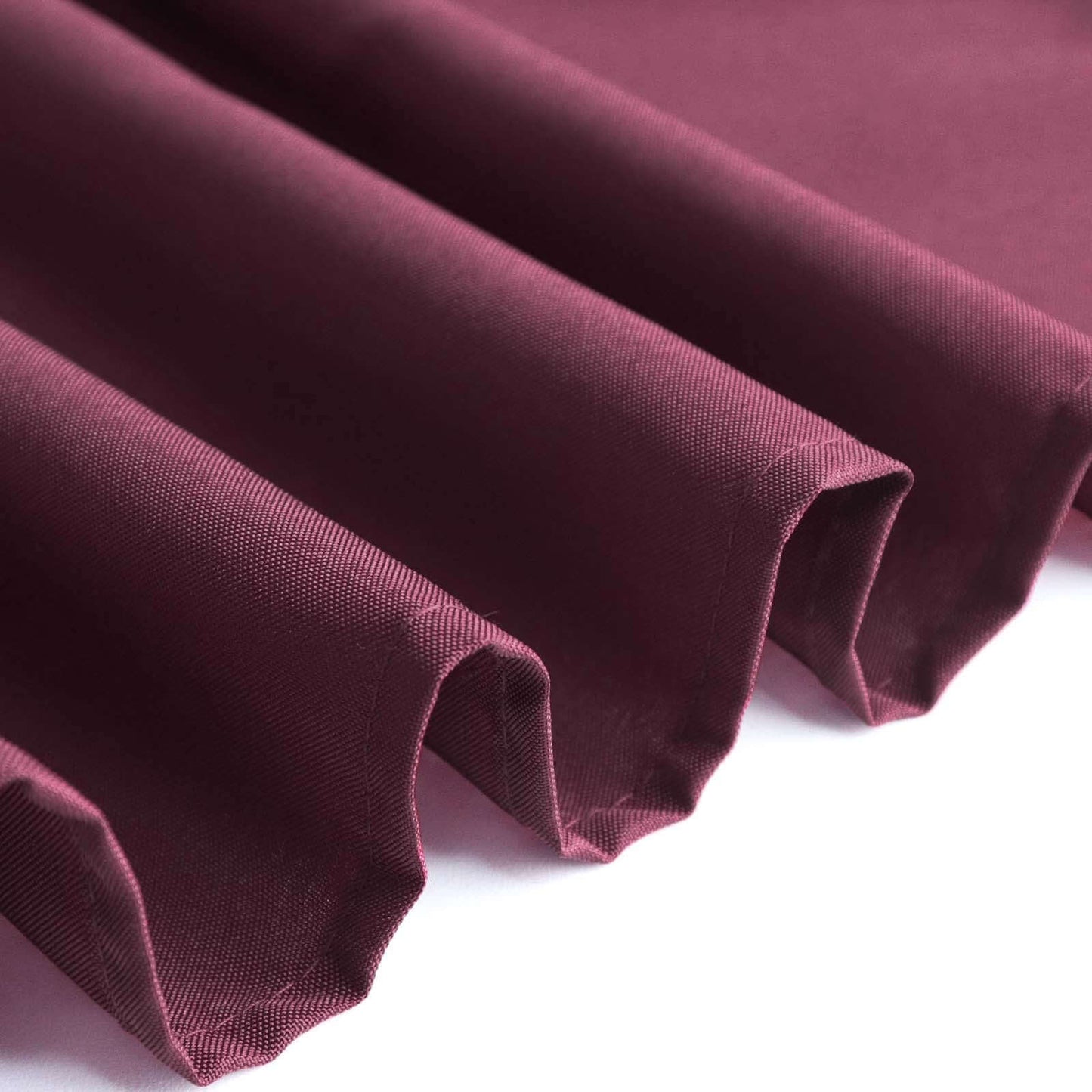 Polyester 54"x96" Rectangle Tablecloth Burgundy - Wrinkle-Resistant & Easy-to-Care Table Cover