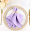 5 Pack Polyester 17"x17" Napkins Lavender Lilac - Durable & Wrinkle Resistant Dinner Napkins