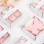 10 Pack Blush Butterfly Unscented Soap Baby Shower Favors with Gift Boxes, Pre-Packed Bridal Shower Wedding Souvenirs - 2"