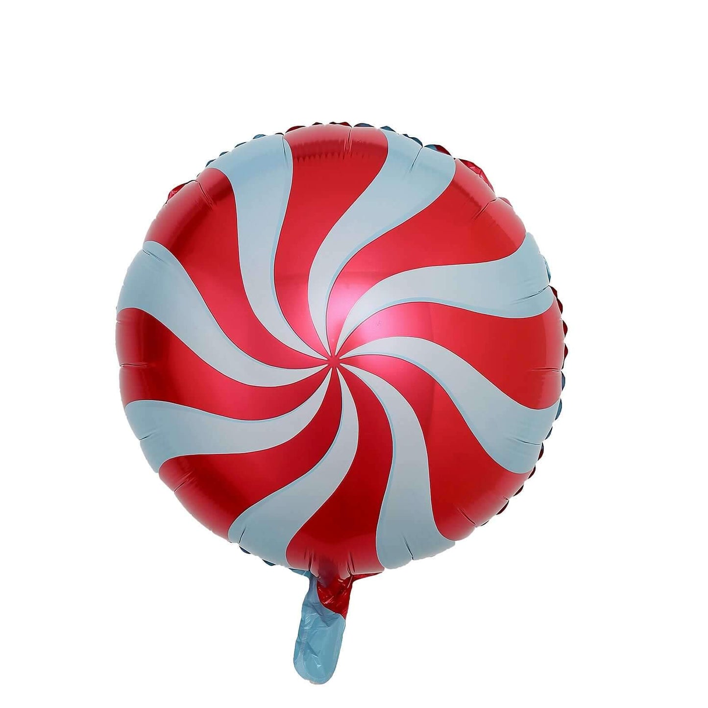 5 Pack 13" Candy Striped Swirl Print Mylar Foil Helium Air Balloons