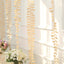 Taffeta Ribbon Sash with 4" Leaf Petal Design Champagne 50ft - Sophisticated Artificial Fabric Garland