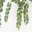 3 Pack 41" Green Real Touch Hanging Silk Silver Dollar Leaf Plant Stems, Artificial Indoor Eucalyptus Sprays