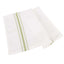 10 Pack Premium Spun Polyester 18"x22" Napkins White/Sage Green Bistro Style - Highly Absorbent Cotton-Like Feel Cloth Napkins