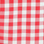 Polyester 70"x70" Table Overlay Square Tablecloth White/Red - Checkered Buffalo Plaid Table Topper