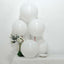 10 Pack 18" Matte Pastel White Helium or Air Latex Party Balloons