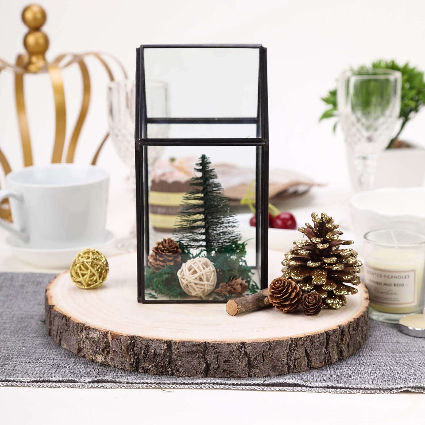 Rustic Poplar Wood Slices Round - Perfect Table Centerpieces for Weddings 12" Dia