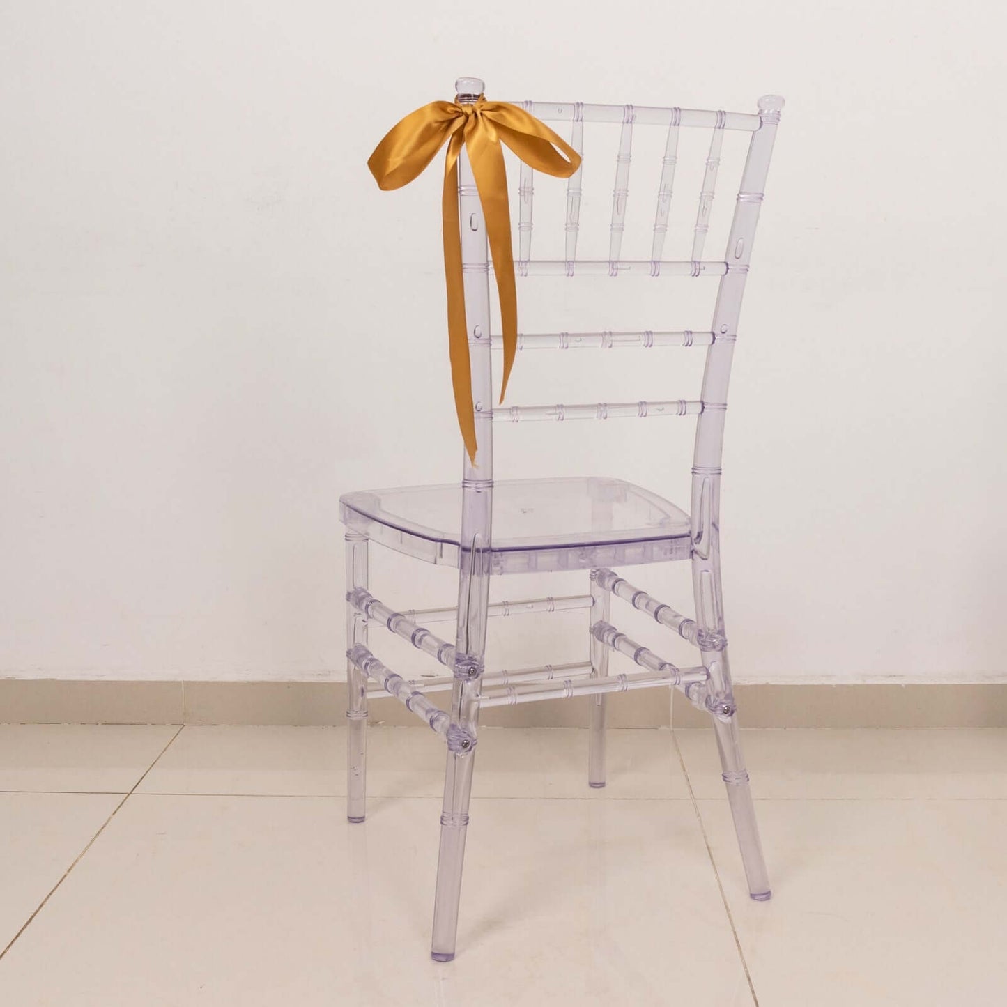 50 Yards 1.5" Gold Single Face Decorative Satin Ribbon