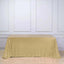 Sequin 90"x156" Rectangle Tablecloth Champagne - Seamless Twinkling Table Cover