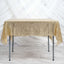 Sequin 60"x60" Table Overlay Square Tablecloth Champagne - Luxe Wedding Table Topper