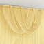 Champagne Sheer Chiffon Valance Curtain 4ft x 5ft â€“ Wedding Arch Drape with Rod Pocket Voile Backdrop Panel