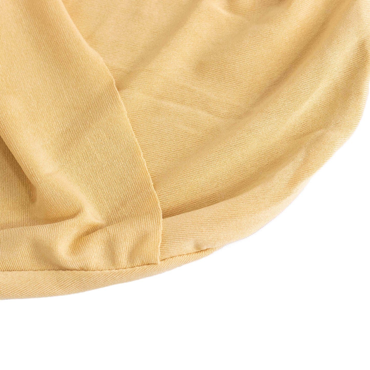 Stretch Spandex Chair Cover Champagne for Folding Chairs - Secure Fit Slipcover with Silver Rhinestone Buckled Sash Band