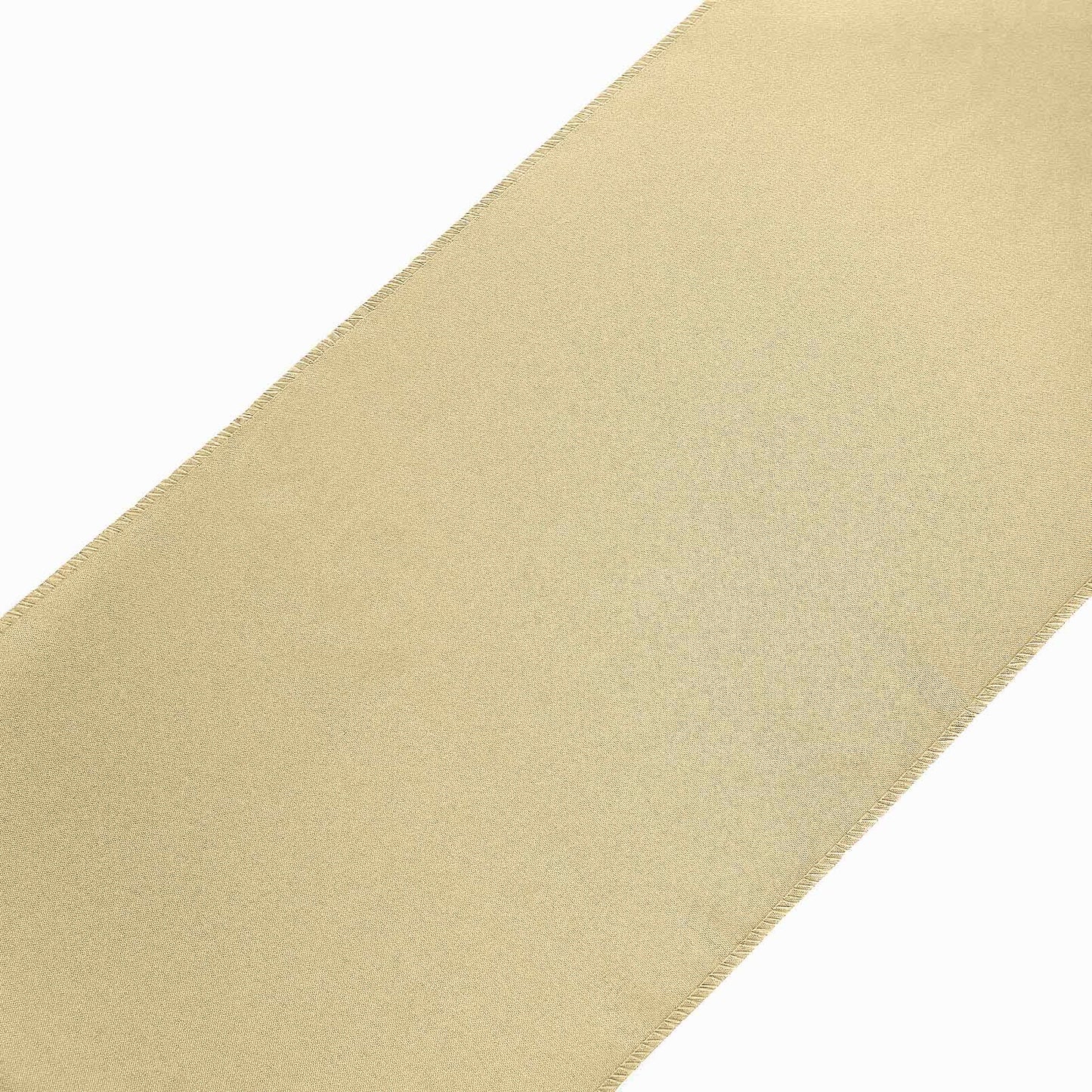 Polyester 12"x108" Table Runner Champagne - Durable & Wrinkle-Resistant Table Decor