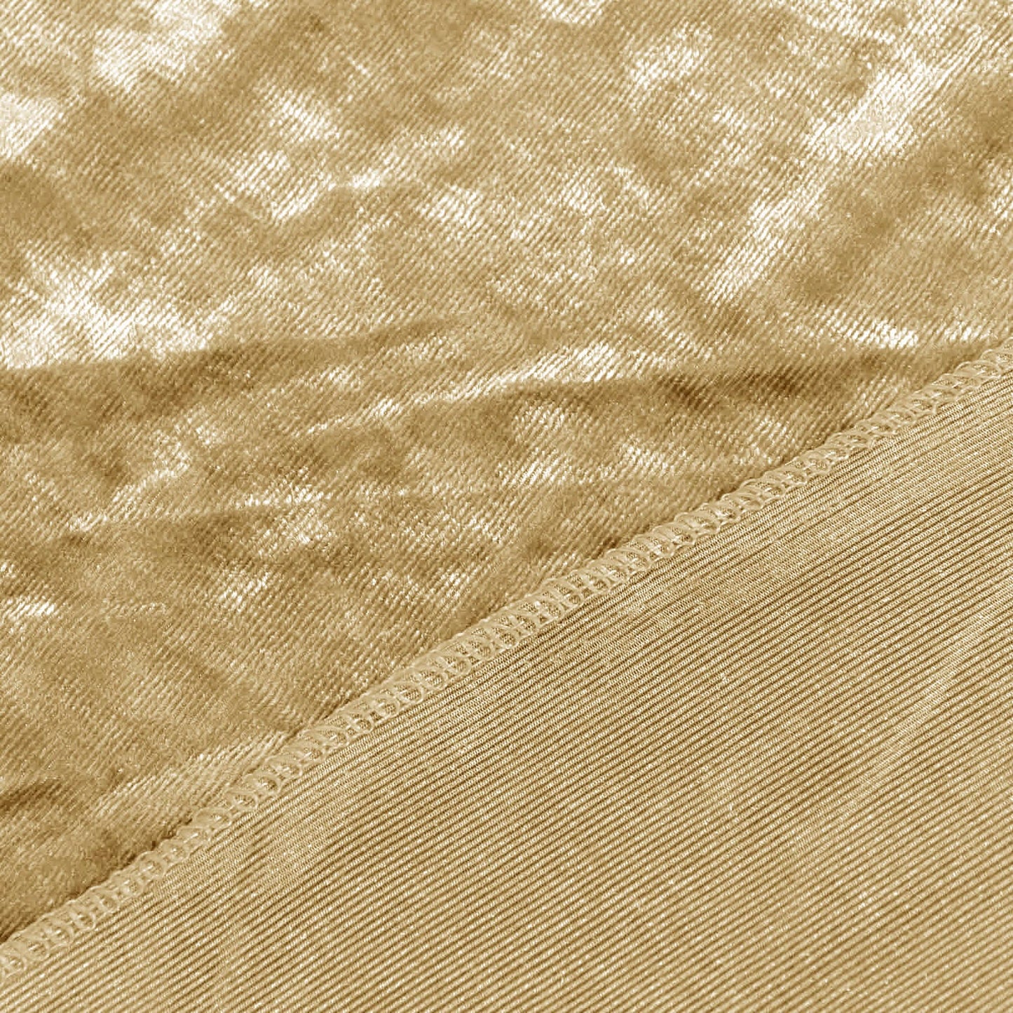 Champagne Crushed Velvet Backdrop Curtain â€“ 8ft x 8ft Event Drape with Rod Pocket, Privacy Panel for Photo Booths & Events