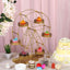 Metal Ferris Wheel Cupcake Holder Gold - Large Decorative Rotating Dessert Display Stand for Carnival-Themed Events Baby Showers & Weddings 23"