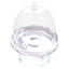12-Pack Fillable Mini Pedestal Candy Container Clear - Stylish Candy Treat Favor Containers with Dome Lid 3"
