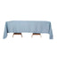 Polyester 72"x120" Rectangle Tablecloth Dusty Blue - Durable and Stylish Table Cover