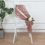 5 Pack Cheesecloth Gauze 16"x88" Chair Sashes Dusty Rose - Stylish Boho Decor for Weddings & Gatherings