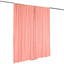 2 Pack Dusty Rose Scuba Polyester Event Curtain Drapes, Durable Flame Resistant Backdrop Event Panels Wrinkle Free with Rod Pockets - 10ftx10ft