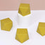 25 Pack 3"x4" DIY Gold Glittered Geometric Wedding Favor Gift Box
