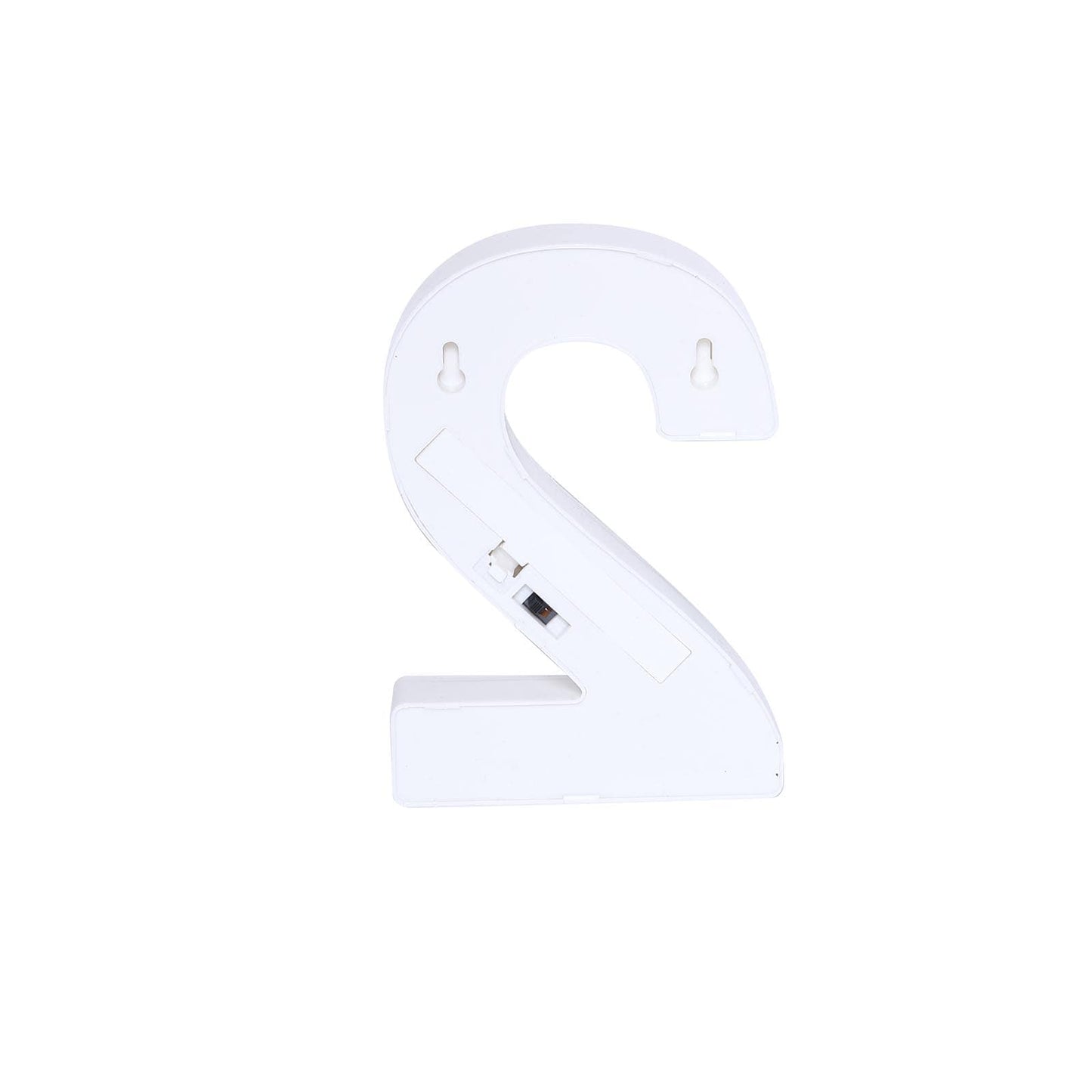 3D Marquee Number "2" Warm White 5 LED Lights Gold - Stylish Light-Up Accent for Events 6"