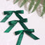 50 Pcs 3" Satin Ribbon Bows With Twist Ties, Gift Basket Party Favor Bags Decor - Hunter Emerald Green Classic Style