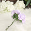 48 Roses 1" Lavender Lilac Real Touch Artificial DIY Foam Rose Flowers With Stem, Craft Rose Buds