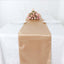 Satin 12"x108" Table Runner Nude - Stylish Table Linen