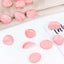 400-Pack Rose Petals Life-Like Flower Confetti Dusty Rose Matte Silk Round - Perfect for Event Tables 2"